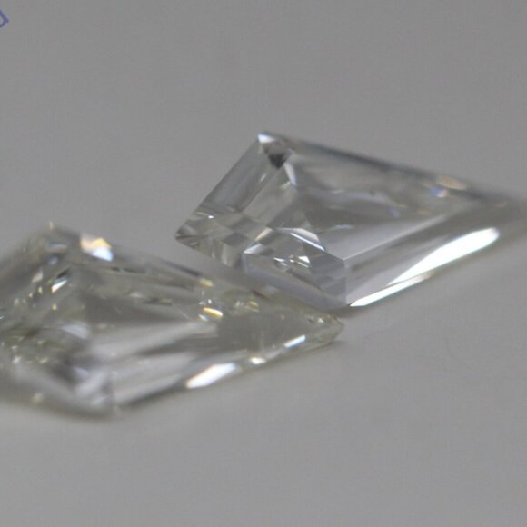 A Pair Of Kite Natural Mined Loose Diamonds (1.05 Ct I Vvs2) C52000017 - Picture 4 of 5